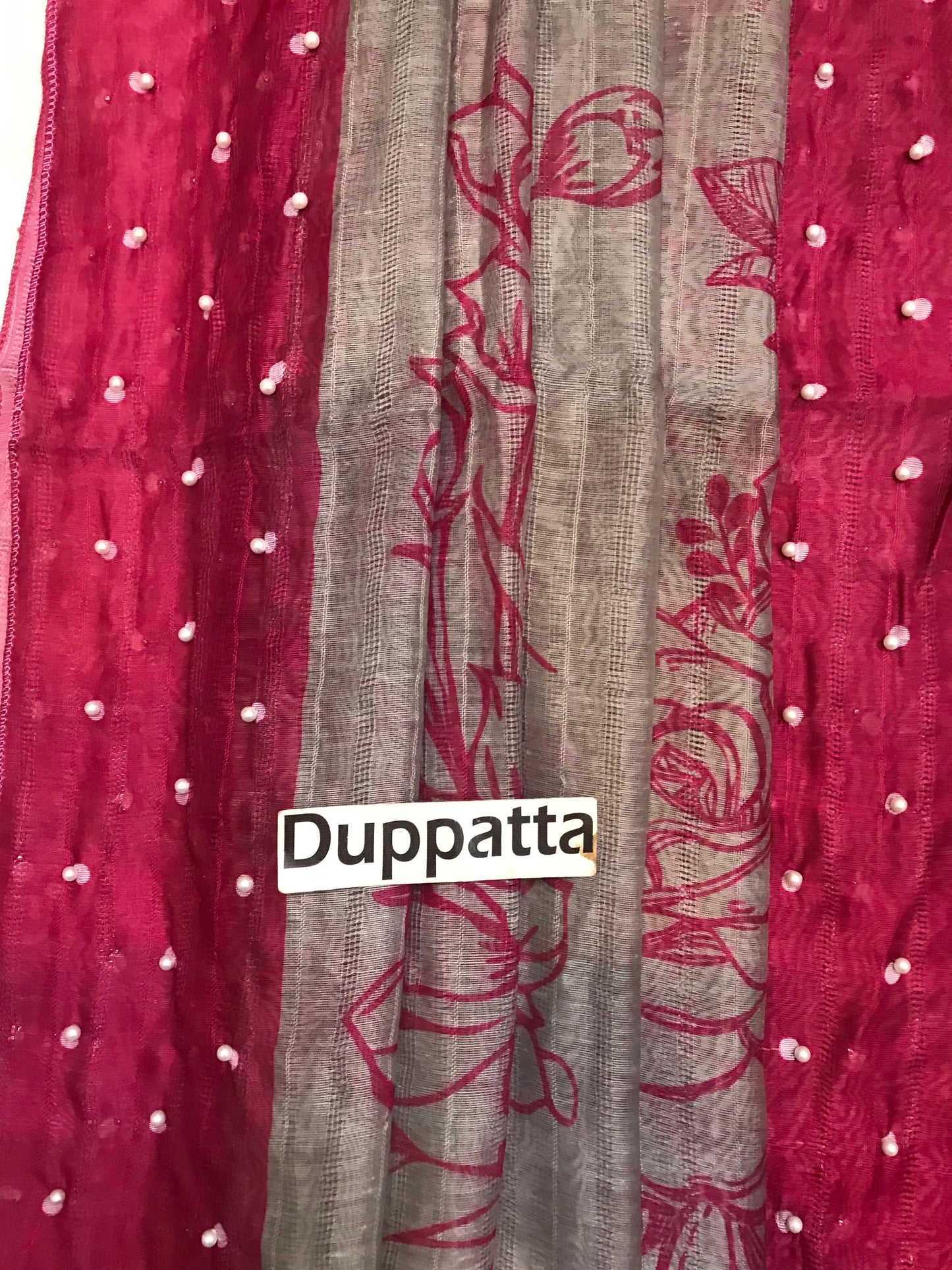 Lulusar Pink Swiss Lawn Embroidery 3piece Unstitched Dress