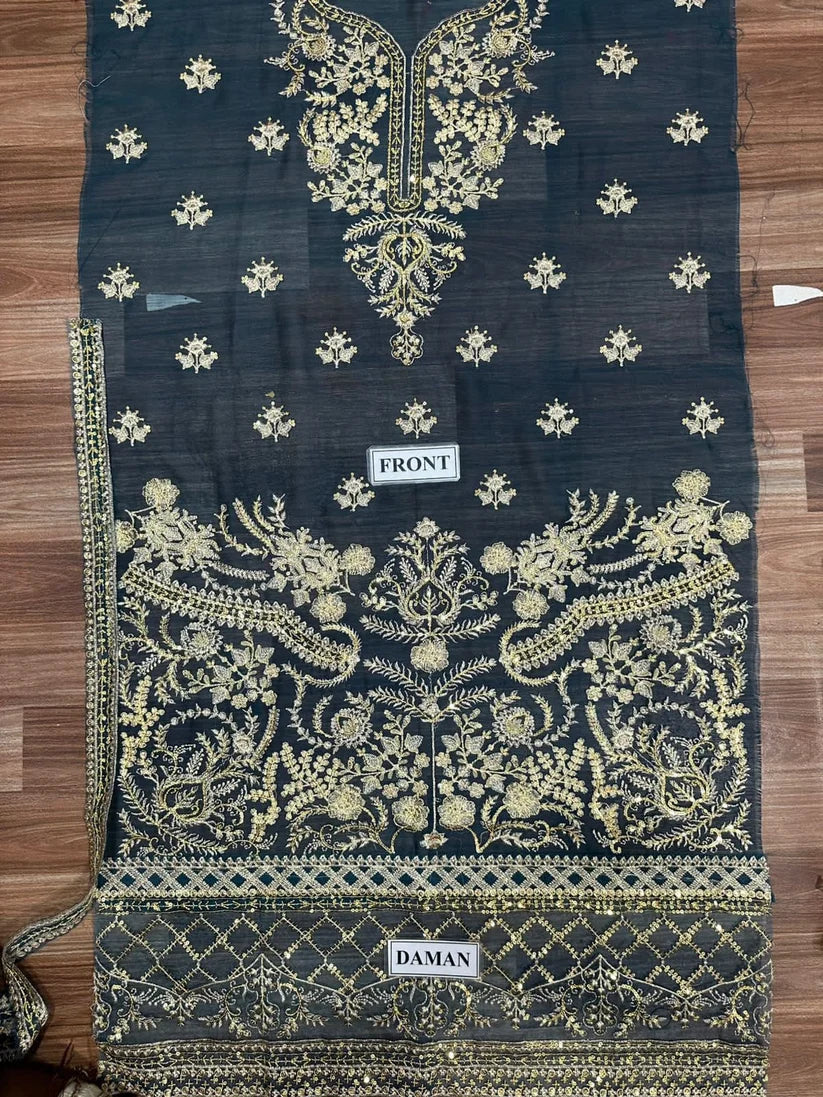 Asim Jofa MF-26012 Premium Chiffon With Emb Chiffon Dupatta Unstitched 3 Piece 2026