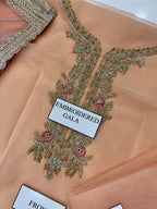 SR MF-SR-26005 Premium Organza Dress With Emb Organza  Dupatta 2026