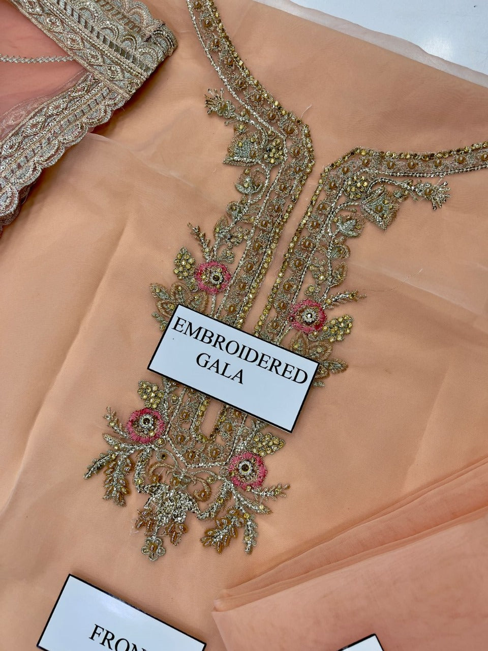 SR MF-SR-26005 Premium Organza Dress With Emb Organza  Dupatta 2026