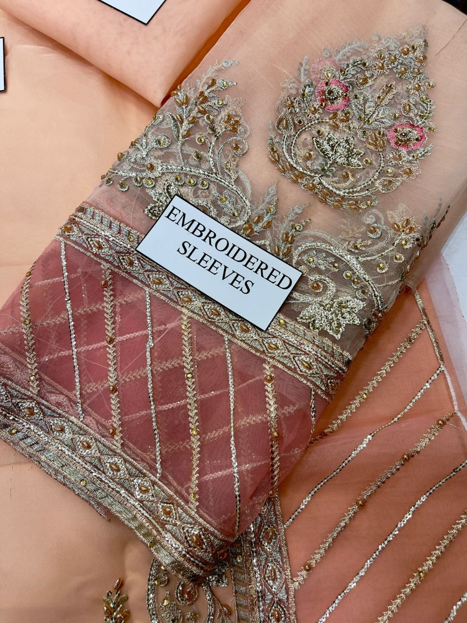 SR MF-SR-26005 Premium Organza Dress With Emb Organza  Dupatta 2026