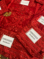 IZ MF-26006 Premium Semi Pure Chiffon With Emb Chiffon Dupatta Unstitched 3 Piece 2026