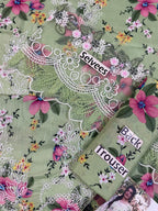 AN MF-26009 Premium Digital Printed Lawn With Emb Chiffon Dupatta Unstitched 3 Piece 2026