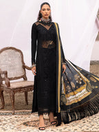 Bin Ilyas MF-BI Premium Chikankari Lawn Unstitched 3 Piece Suit With Silk Digital Printed Dupatta 2026