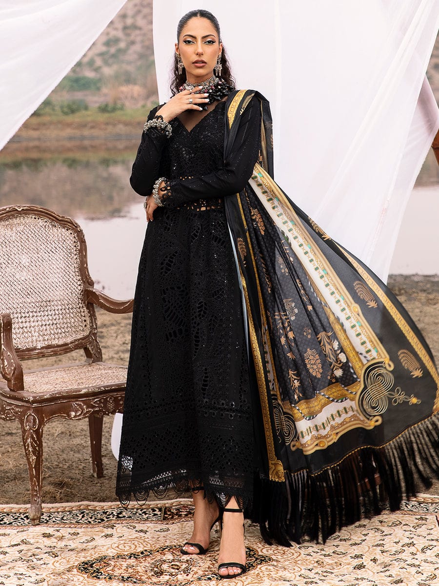 BI MF-26003 Premium Chikankari Lawn With Silk Digital Printed Dupatta Unstitched 3 Piece 2026