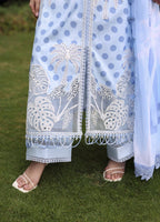SD MF-26009 Palm Breeze Digital Lawn With Emb Chiffon Dupatta Unstitched 3 Piece 2026
