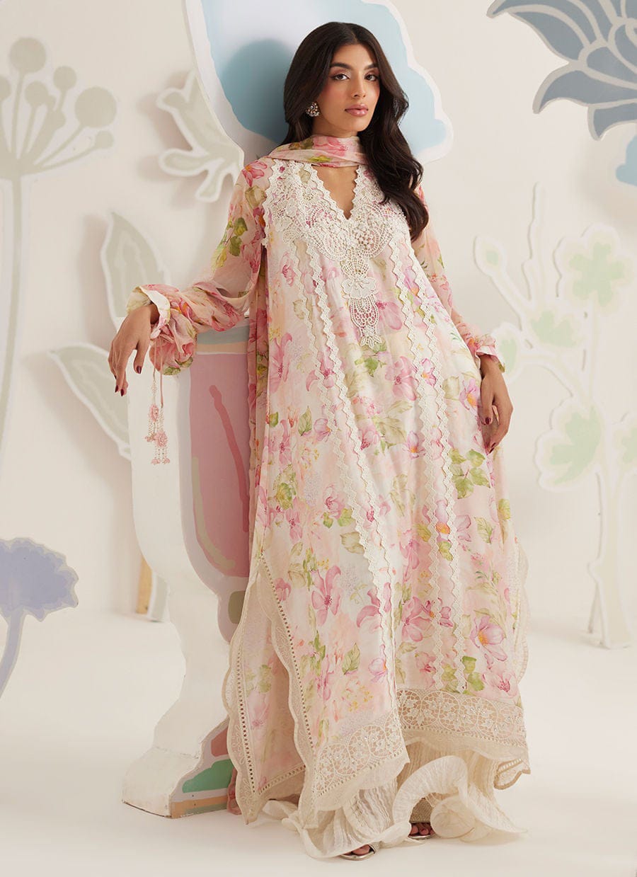 FTA MF-26010 Premium Printed Lawn With Emb Chiffon Dupatta Unstitched 3 Piece 2026