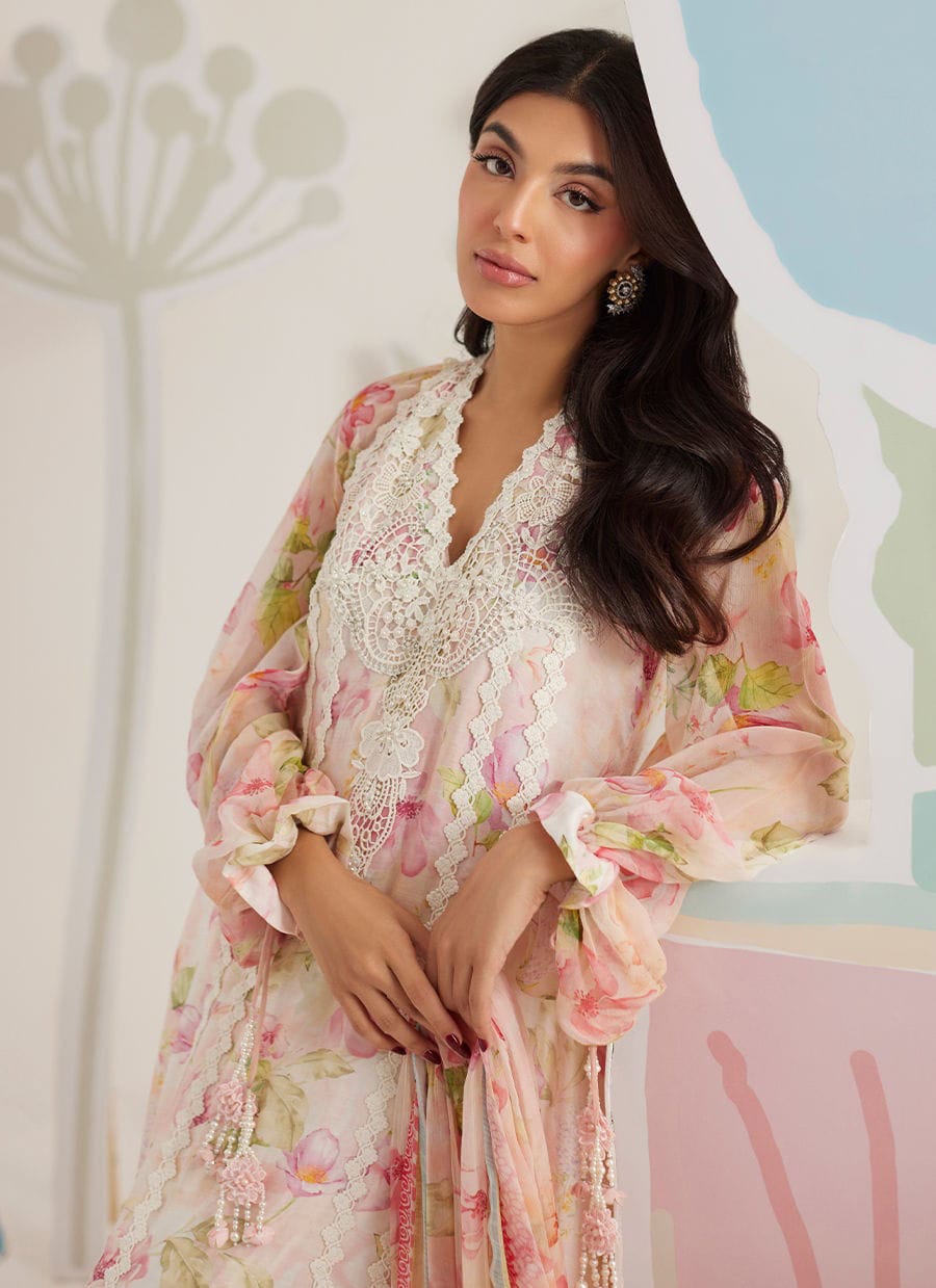 FTA MF-26010 Premium Printed Lawn With Emb Chiffon Dupatta Unstitched 3 Piece 2026
