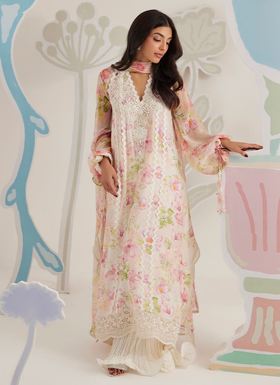 FTA MF-26010 Premium Printed Lawn With Emb Chiffon Dupatta Unstitched 3 Piece 2026