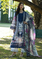 Elaaf MF-EL-2A Premium Digital Printed Lawn Unstitched 3 Piece Suit With Emb Chiffon Dupatta 2026