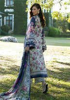 Elaaf MF-2A Premium Digital Printed Lawn With Emb Chiffon Dupatta Unstitched 3 Piece 2026