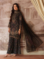 Mohagni MF-26013 Premium Printed Lawn With Emb Chiffon Dupatta Unstitched 3 Piece 2026