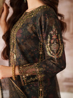 Mohagni MF-26013 Premium Printed Lawn With Emb Chiffon Dupatta Unstitched 3 Piece 2026