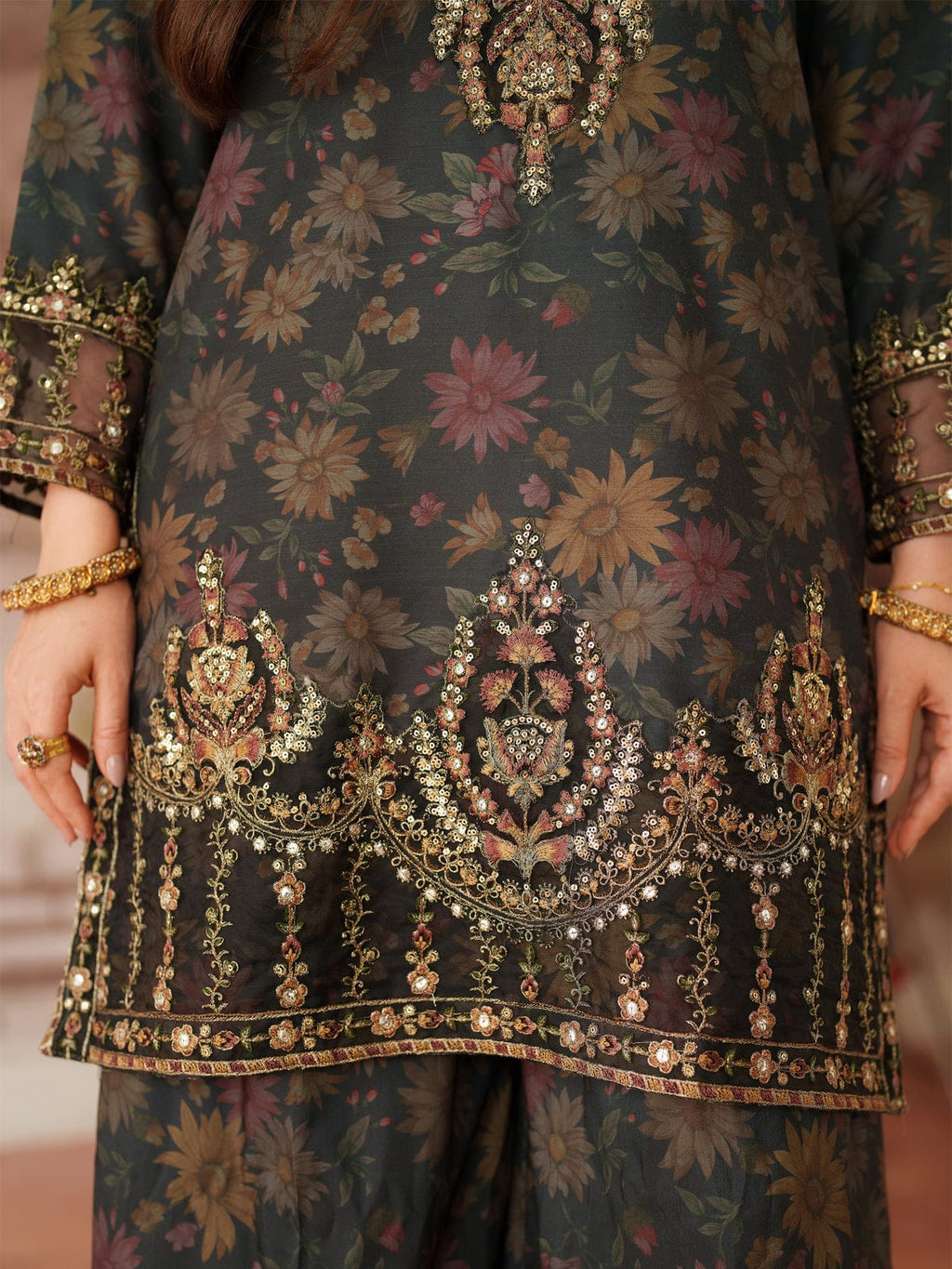 Mohagni MF-26013 Premium Printed Lawn With Emb Chiffon Dupatta Unstitched 3 Piece 2026