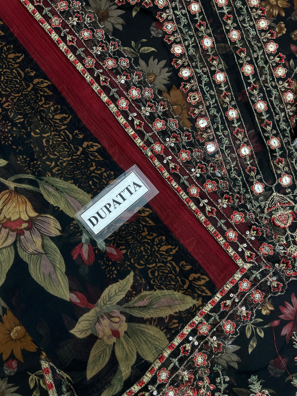 Mohagni MF-26013 Premium Printed Lawn With Emb Chiffon Dupatta Unstitched 3 Piece 2026