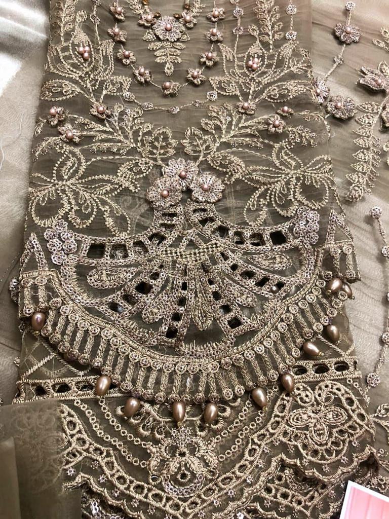 Maria B MF-26014 Premium Organza With Emb Organza Dupatta Unstitched 3 Piece 2026