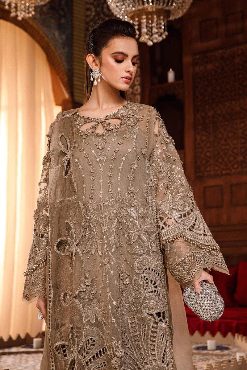 Maria B MF-26014 Premium Organza With Emb Organza Dupatta Unstitched 3 Piece 2026