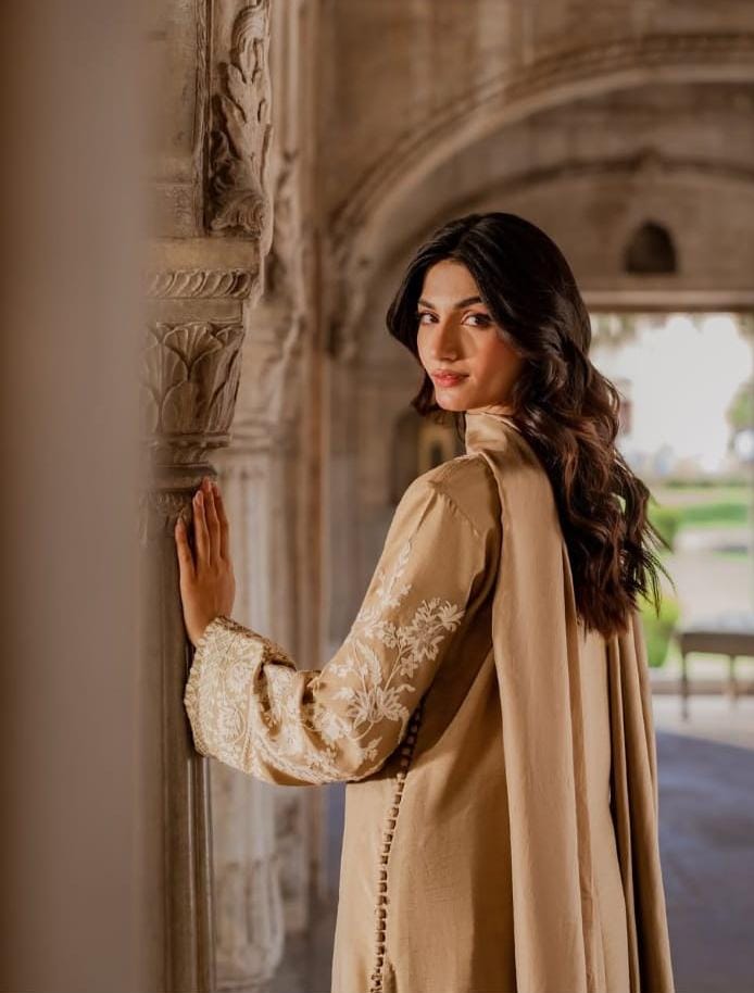 Mirana MF-26015 Premium Charmuse Silk With Chiffon Dupatta Unstitched 3 Piece 2026