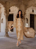 Mirana MF-26015 Premium Charmuse Silk With Chiffon Dupatta Unstitched 3 Piece 2026