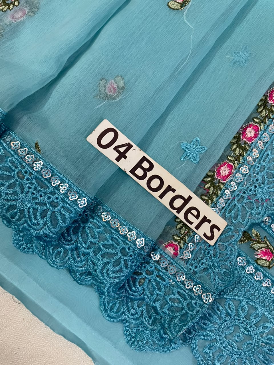 Baroque MF-26016 Premium Chiffon With Emb Chiffon Dupatta Unstitched 3 Piece 2026