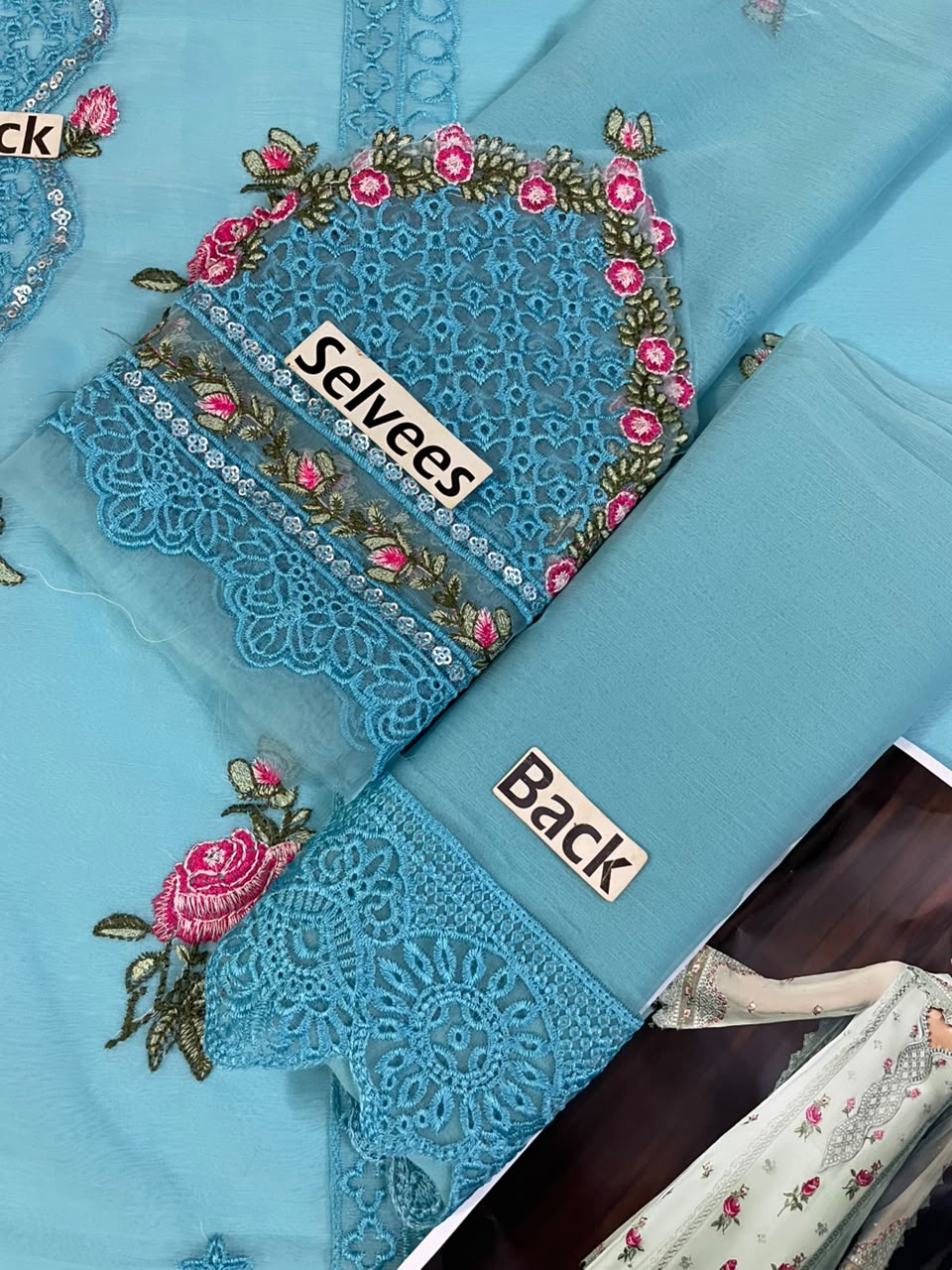 Baroque MF-26016 Premium Chiffon With Emb Chiffon Dupatta Unstitched 3 Piece 2026