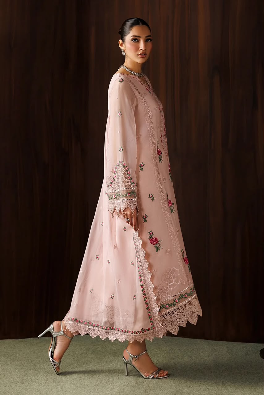 Baroque MF-26017 Premium Chiffon With Emb Chiffon Dupatta Unstitched 3 Piece 2026