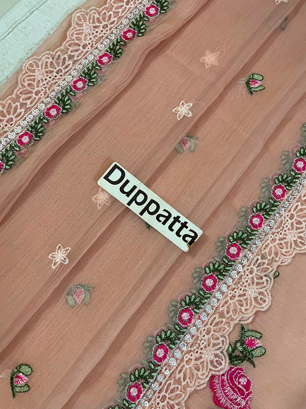 Baroque MF-26017 Premium Chiffon With Emb Chiffon Dupatta Unstitched 3 Piece 2026