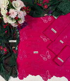 Trendy MF-26018 Premium Chikankari Lawn With Printed Silk Dupatta Unstitched 3 Piece 2026