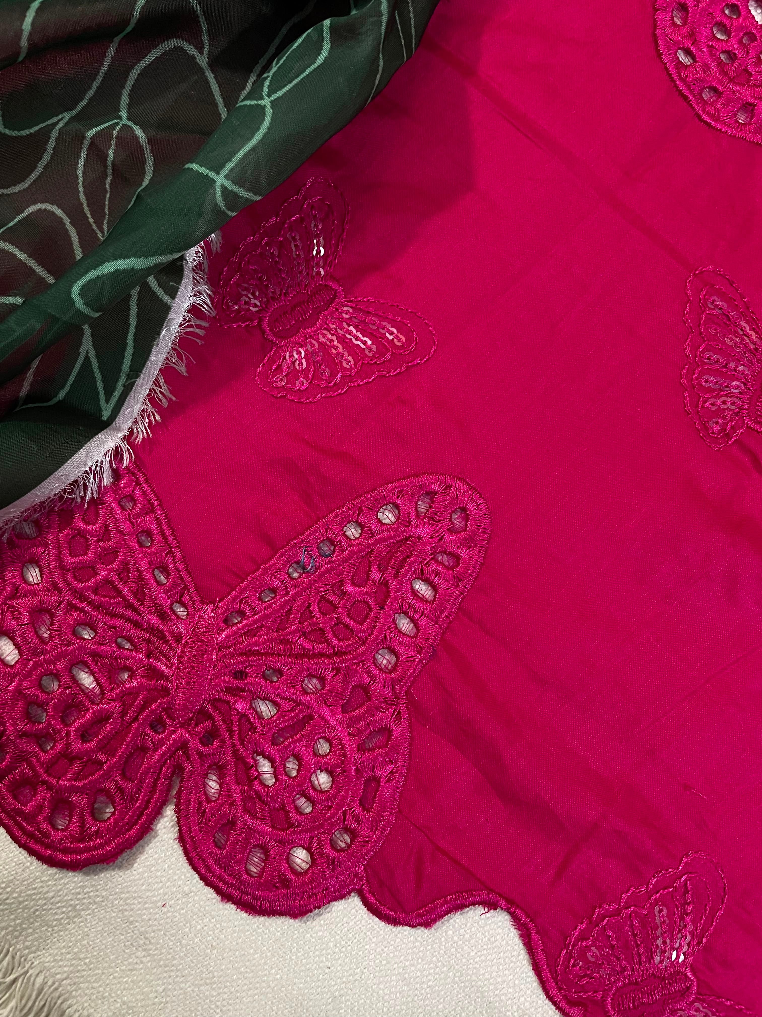 Trendy MF-26018 Premium Chikankari Lawn With Printed Silk Dupatta Unstitched 3 Piece 2026