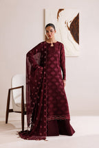 Crimson MF-CR Premium Chiffon Unstitched 3 Piece Suit With Emb Chiffon Dupatta 2026