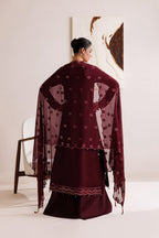 Crimson MF-26019 Premium Chiffon With Emb Chiffon Dupatta Unstitched 3 Piece 2026