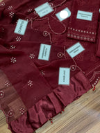 Crimson MF-26019 Premium Chiffon With Emb Chiffon Dupatta Unstitched 3 Piece 2026