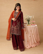 Asim Jofa MF-26043 Wedding Chiffon With Emb Chiffon Dupatta Unstitched 3 Piece 2026