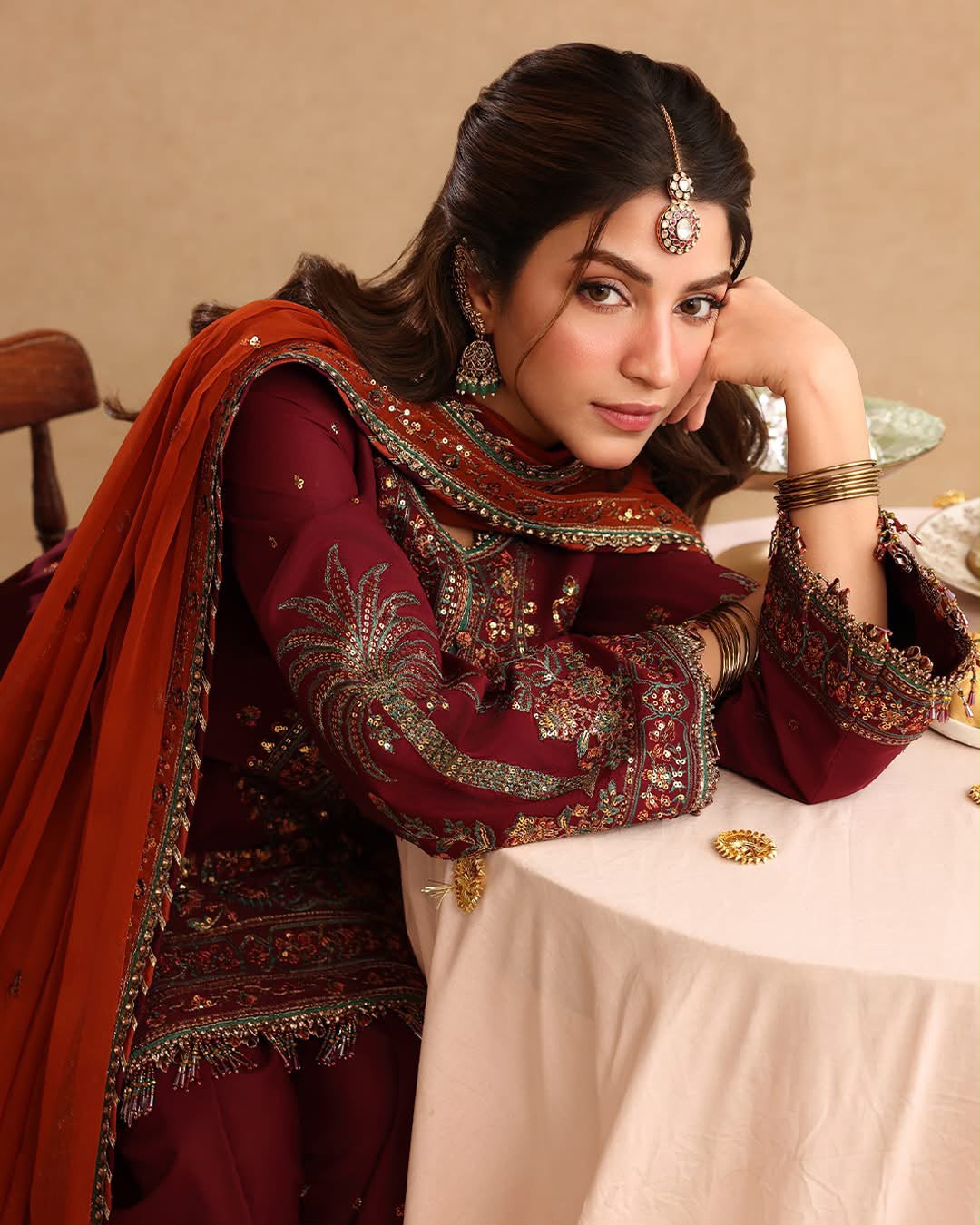 Asim Jofa MF-26043 Wedding Chiffon With Emb Chiffon Dupatta Unstitched 3 Piece 2026