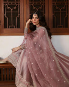 Faiza Saqlain MF-26051 Premium Sheesha Silk With Emb Organza Dupatta Unstitched 3 Piece 2026