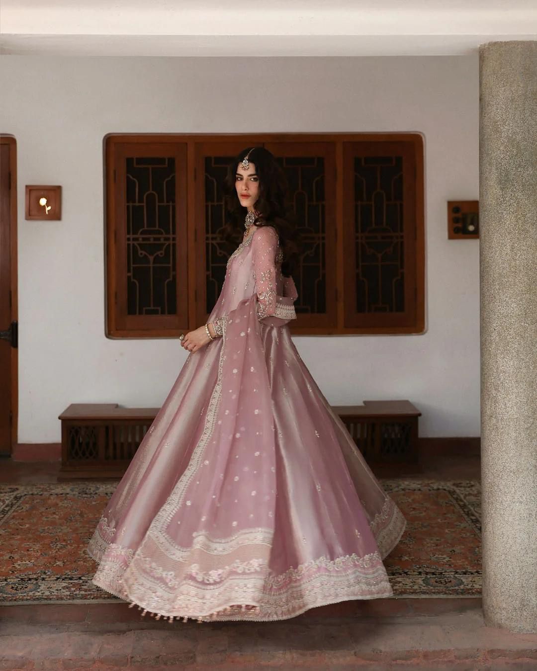 Faiza Saqlain MF-26051 Premium Sheesha Silk With Emb Organza Dupatta Unstitched 3 Piece 2026