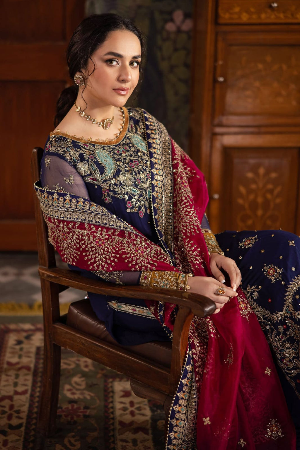 Nureh MF-26052 Premium Chiffon With Emb Organza Dupatta Unstitched 3 Piece 2026