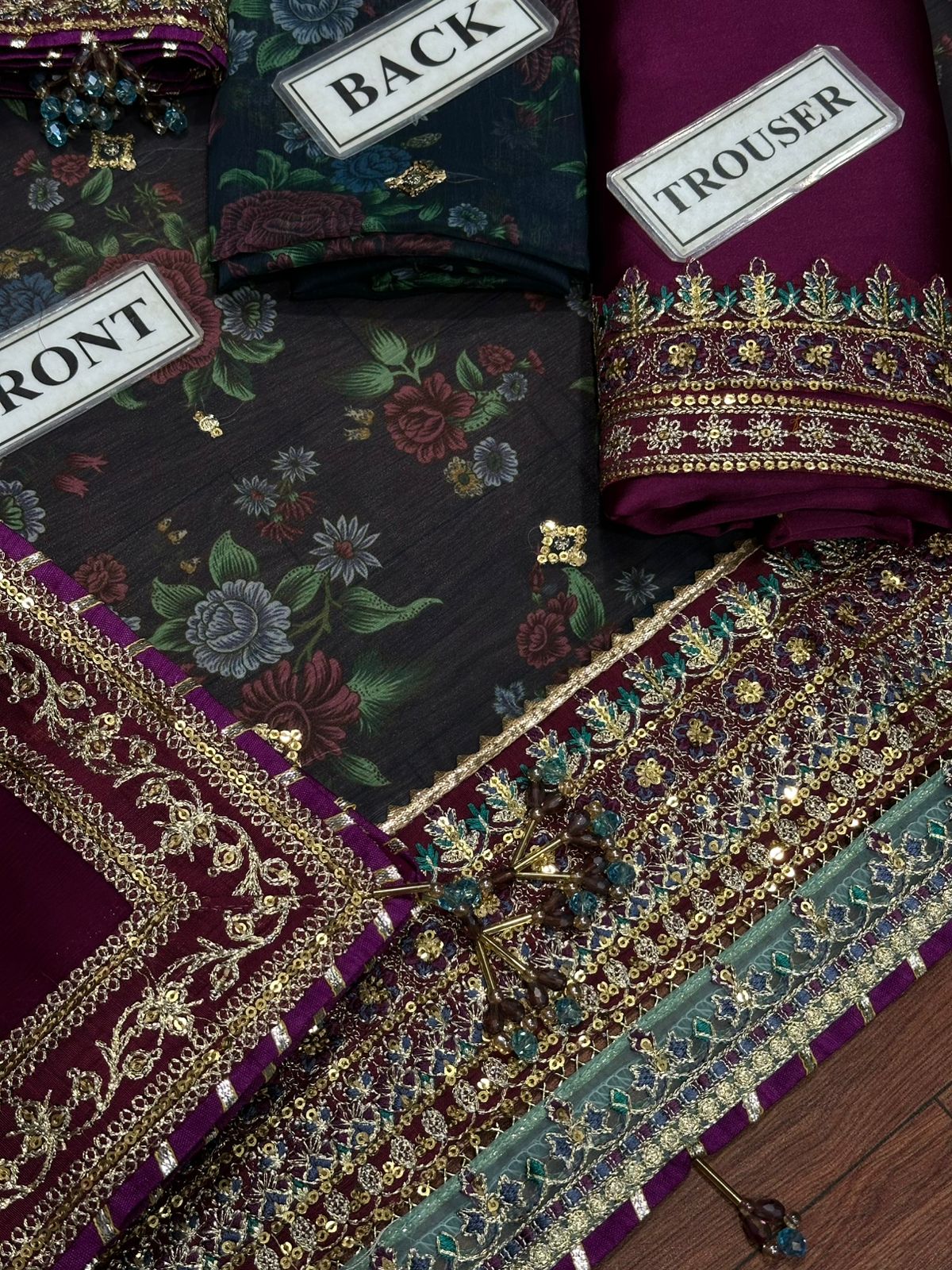 Baroque MF-26052 Premium Chiffon With Digital Chiffon Dupatta Unstitched 3 Piece 2026