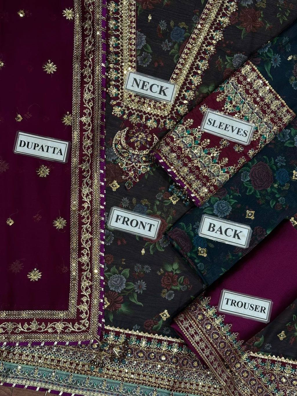 Baroque MF-26052 Premium Chiffon With Digital Chiffon Dupatta Unstitched 3 Piece 2026
