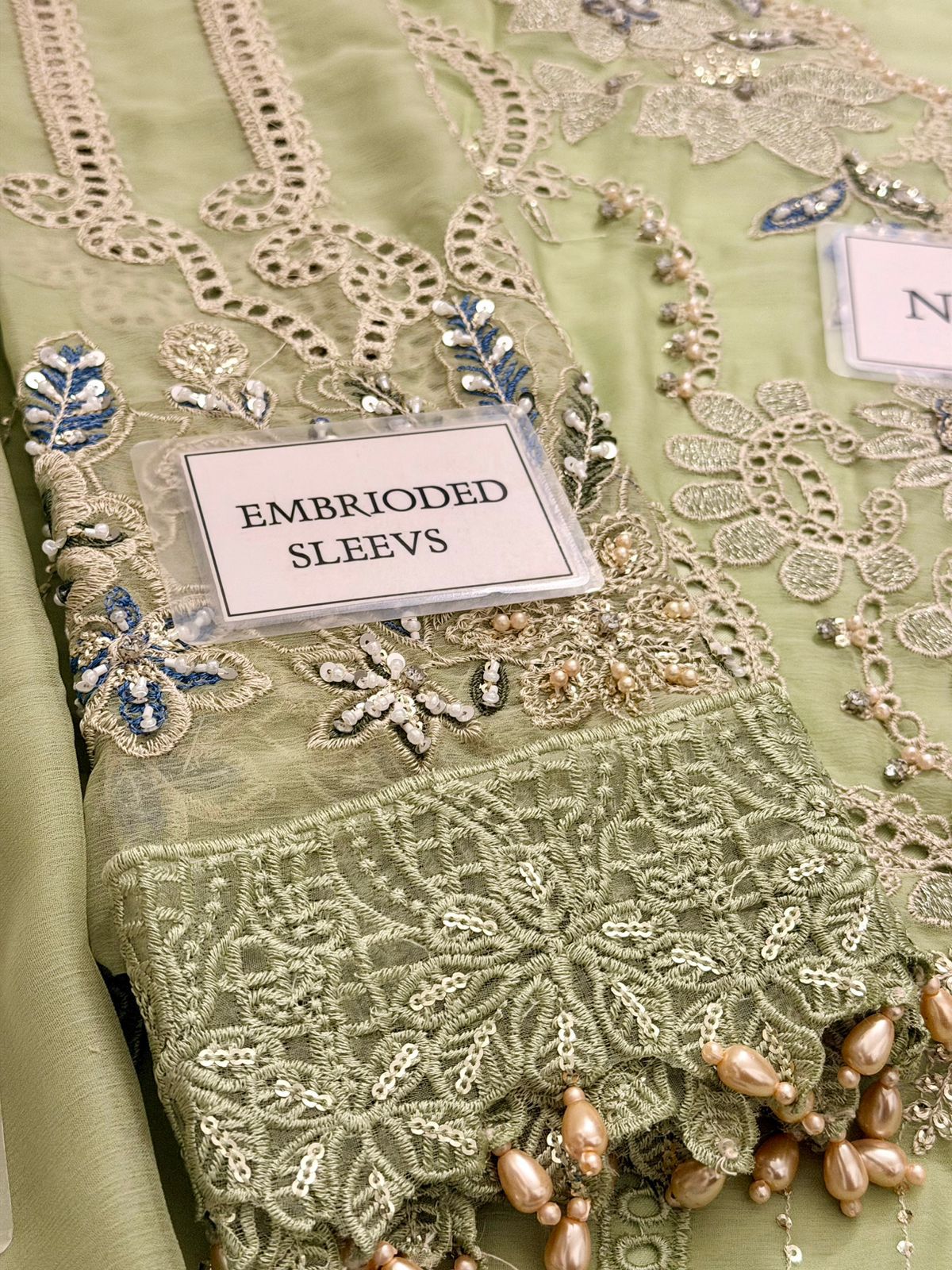 Maria B MF-MB-105 Premium Chiffon With Emb Digital Chiffon Dupatta Unstitched 3 Piece 2026