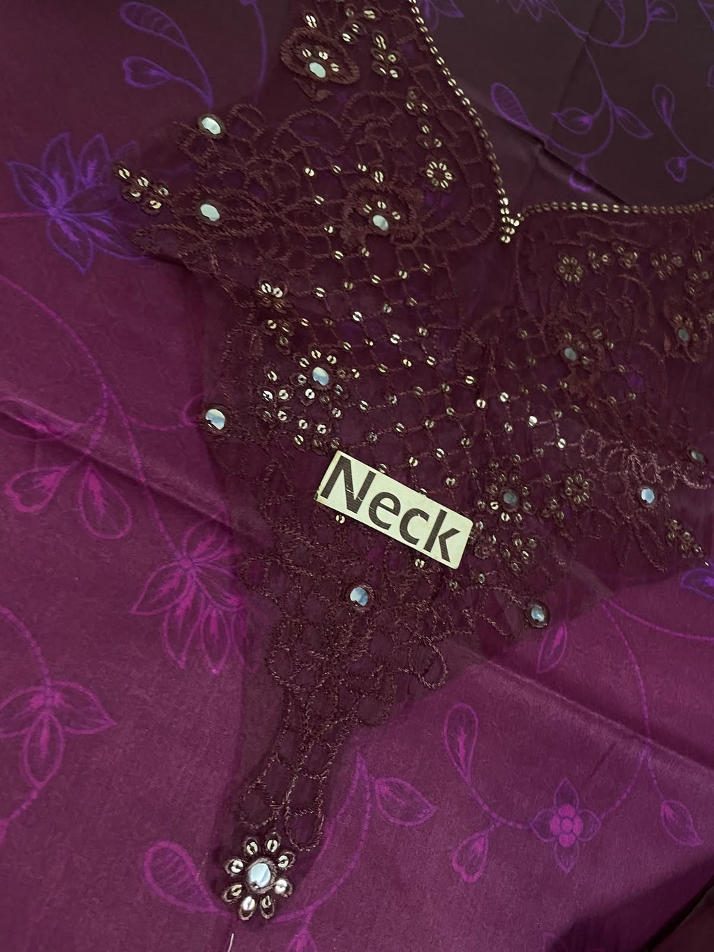 Noor By Saadia MF-26053 Premium Printed Lawn With Emb Chiffon Dupatta Unstitched 3 Piece 2026