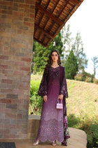 Noor By Saadia MF-26053 Premium Printed Lawn With Emb Chiffon Dupatta Unstitched 3 Piece 2026