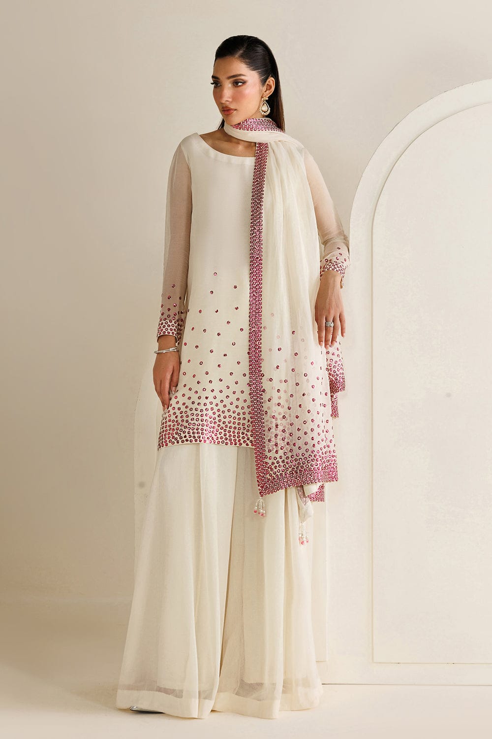 Jazmin MF-26054 Premium Chiffon With Emb Chiffon Dupatta Unstitched 3 Piece 2026