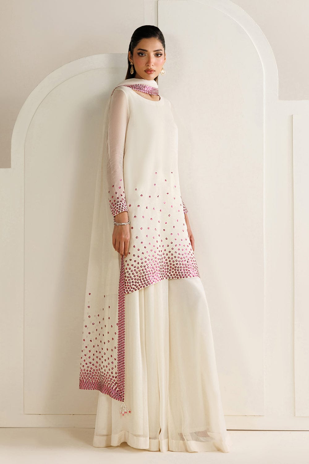 Jazmin MF-26054 Premium Chiffon With Emb Chiffon Dupatta Unstitched 3 Piece 2026