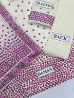 Jazmin MF-26054 Premium Chiffon With Emb Chiffon Dupatta Unstitched 3 Piece 2026