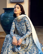 Faiza Saqlain MF-26056 Premium Printed Lawn With Digital Chiffon Dupatta Unstitched 3 Piece 2026