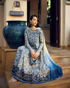 Faiza Saqlain MF-26056 Premium Printed Lawn With Digital Chiffon Dupatta Unstitched 3 Piece 2026
