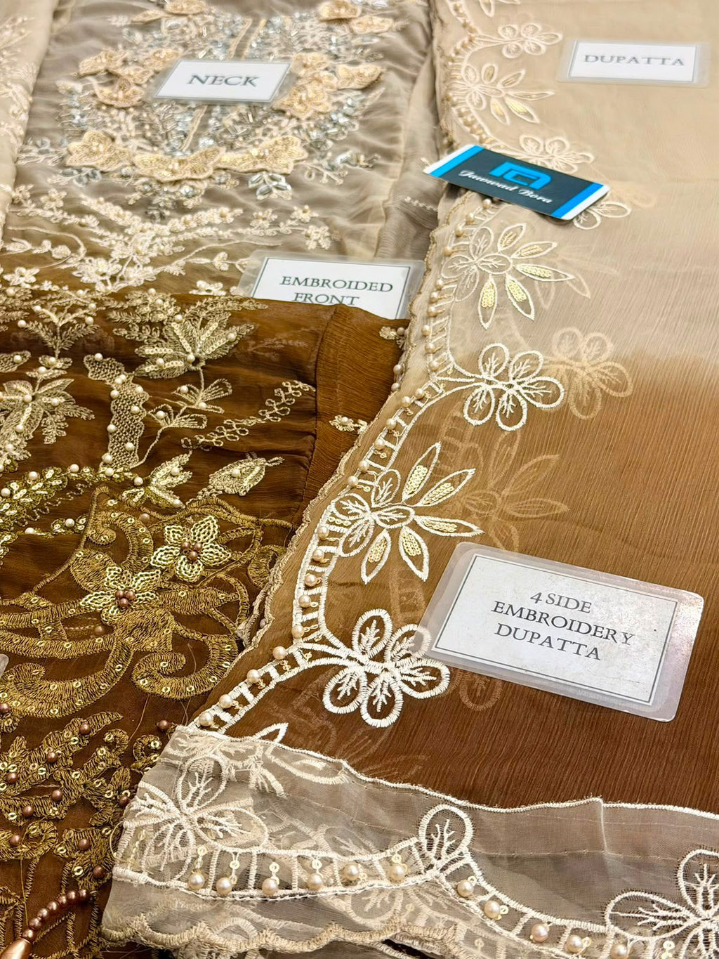 Maria B MF-MB-103 Premium Chiffon With Emb Chiffon Dupatta Unstitched 3 Piece 2026