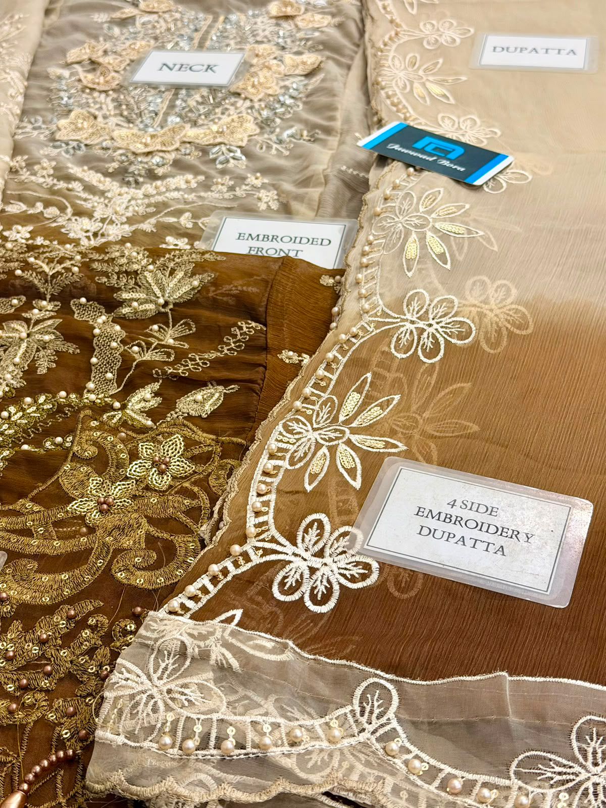 Maria B MF-MB-103 Premium Chiffon With Emb Chiffon Dupatta Unstitched 3 Piece 2026