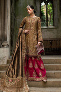 Maria B MF-MB-WF-09 Premium Raw Silk Unstitched 3 Piece Suit With Emb Zari Organza Dupatta 2025